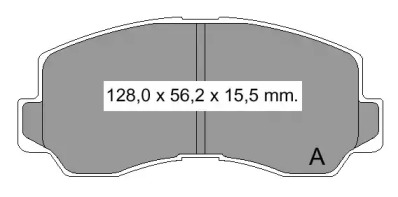 Комплект тормозных колодок VEMA 834910