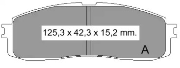 Комплект тормозных колодок VEMA 835660