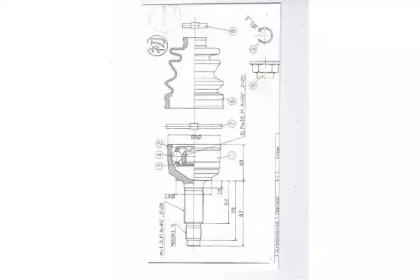 Шарнирный комплект ASHUKI 0846-9106