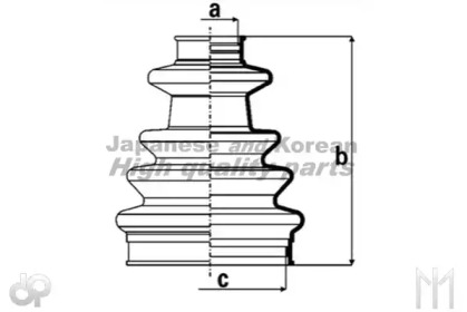 Комплект пыльника ASHUKI 0858-8103