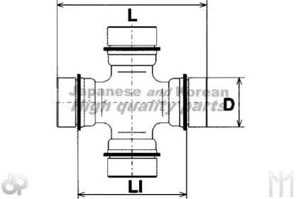 Шарнир ASHUKI 0876-3005