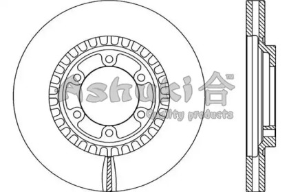 Тормозной диск ASHUKI 0990-7250