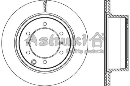 Тормозной диск ASHUKI 0993-2150