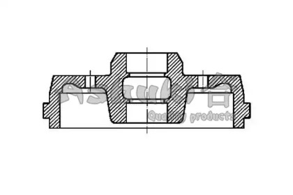 Тормозный барабан ASHUKI 1020-3006