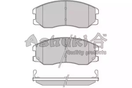 Комплект тормозных колодок ASHUKI 1080-3190