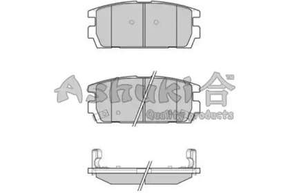 Комплект тормозных колодок ASHUKI 1083-1150