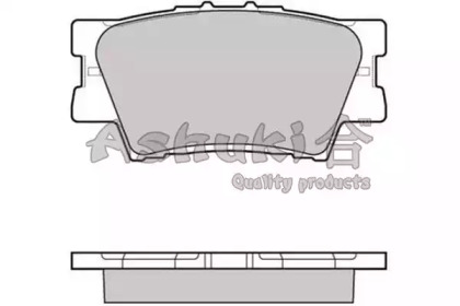 Комплект тормозных колодок ASHUKI 1083-5302