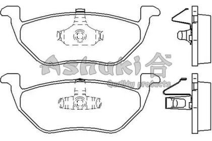 Комплект тормозных колодок ASHUKI M075-45