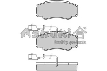 Комплект тормозных колодок ASHUKI N009-19