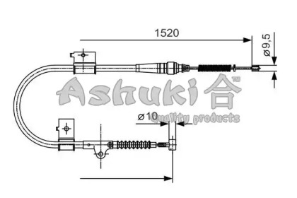 Трос ASHUKI N080-32