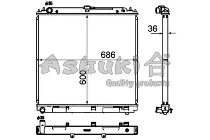 Теплообменник ASHUKI N656-66