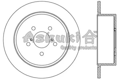 Тормозной диск ASHUKI S017-40