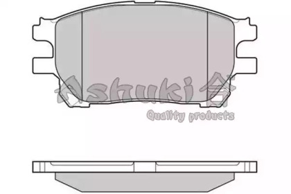 Комплект тормозных колодок ASHUKI T112-90