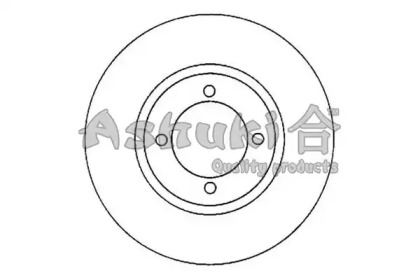 Тормозной диск ASHUKI T603-14