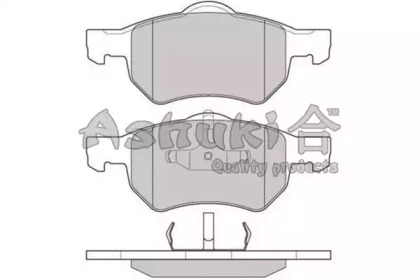 Комплект тормозных колодок ASHUKI US104204