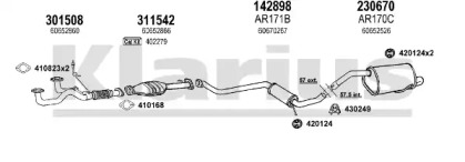 Глушитель KLARIUS 030153E