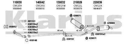 Глушитель KLARIUS 180054E