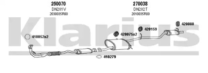 Глушитель KLARIUS 270195E