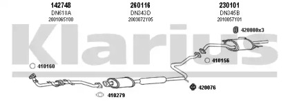 Глушитель KLARIUS 270263E