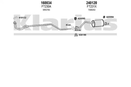 Глушитель KLARIUS 330123E