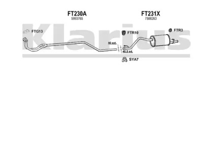 Глушитель KLARIUS 330123U