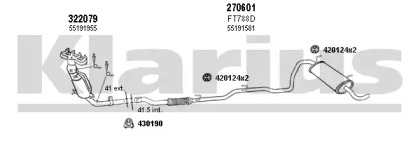 Глушитель KLARIUS 330865E