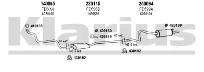 Глушитель KLARIUS 360127E