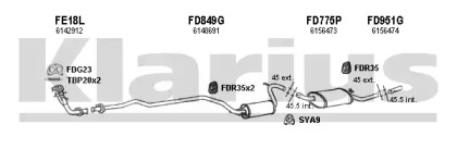 Глушитель KLARIUS 360355U