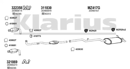 Глушитель KLARIUS 600549U