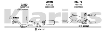 Глушитель KLARIUS 720866E