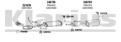 Глушитель KLARIUS 720894E