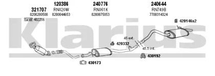 Глушитель KLARIUS 720955E