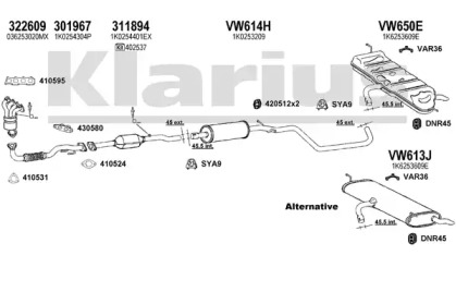 Глушитель KLARIUS 931476U