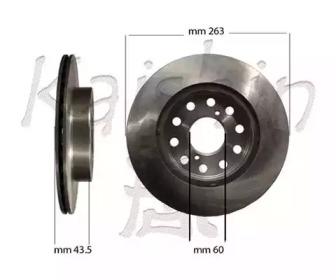 Тормозной диск KAISHIN CBR246
