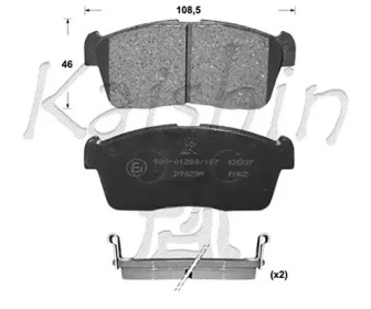 Комплект тормозных колодок KAISHIN FK9029