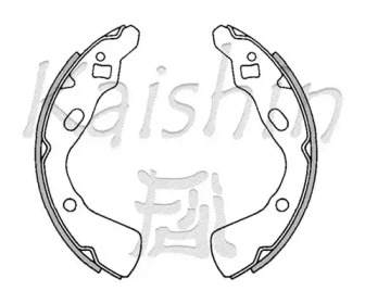 Комлект тормозных накладок KAISHIN K3369