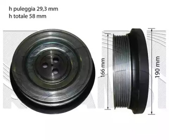 Ременный шкив AUTOTEAM AA1012