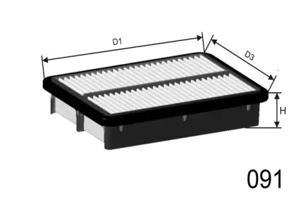 Фильтр MISFAT P544