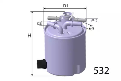 Фильтр MISFAT M558