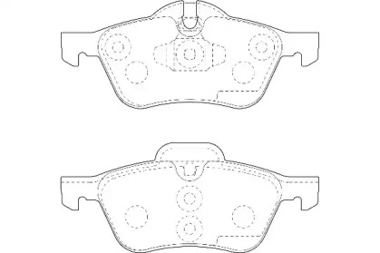 Комплект тормозных колодок WAGNER WBP23281A