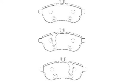 Комплект тормозных колодок WAGNER WBP24306A