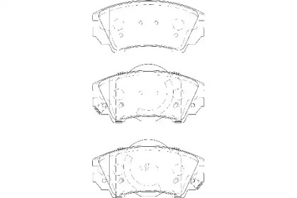 Комплект тормозных колодок WAGNER WBP24412A