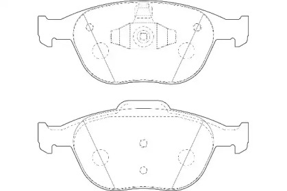 Комплект тормозных колодок WAGNER WBP23440A