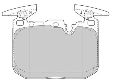 Комплект тормозных колодок WAGNER WBP25028A