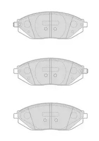 Комплект тормозных колодок WAGNER WBP25268A