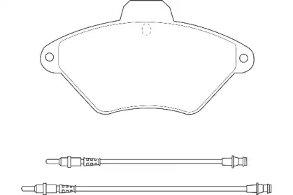 Комплект тормозных колодок WAGNER WBP21632A