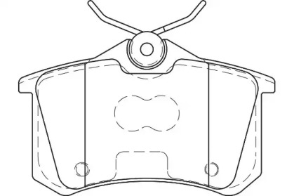 Комплект тормозных колодок WAGNER WBP23554B