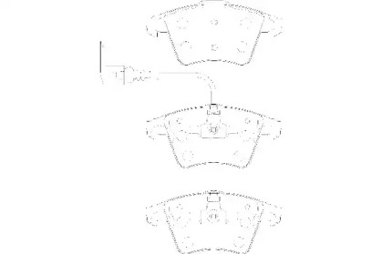 Комплект тормозных колодок WAGNER WBP23746B