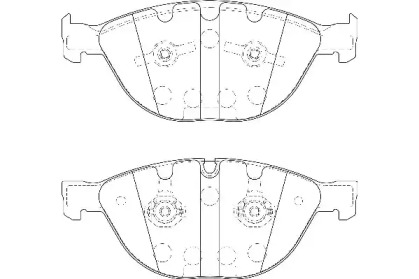 Комплект тормозных колодок WAGNER WBP23791A
