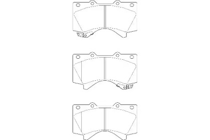 Комплект тормозных колодок WAGNER WBP24386A